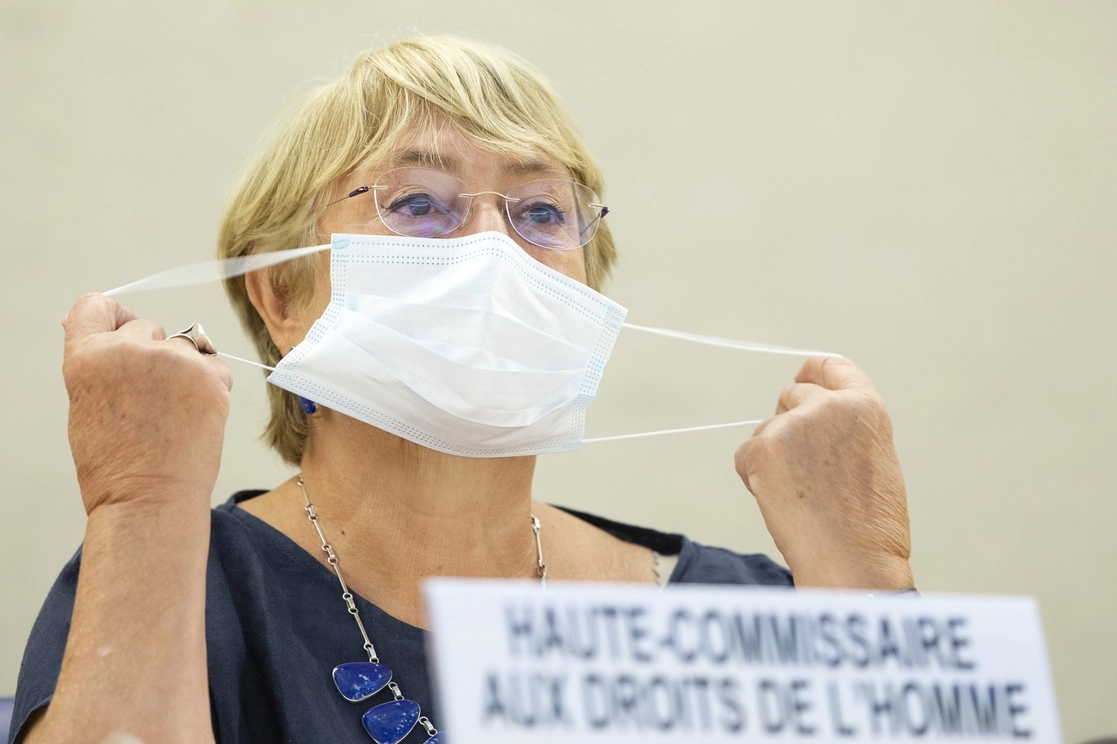 "Al intensificarse, esas amenazas medioambientales constituirán el desafío más importante para el ejercicio de los derechos humanos de nuestra era", afirmó la Alta Comisionada de la ONU para los Derechos Humanos, Michelle Bachelet, el 13 de septiembre de 2021. Foto Ap