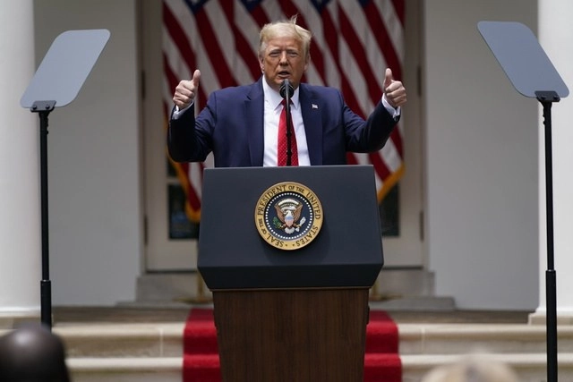 Donald Trump, presidente de Estados Unidos buscará la reelección. Foto Ap