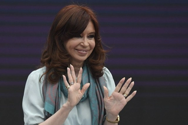 La vicepresidenta de Argentina, Cristina Fernández, escribió una carta amplia a un año del triunfo del Frente de Todos. Foto Afp
