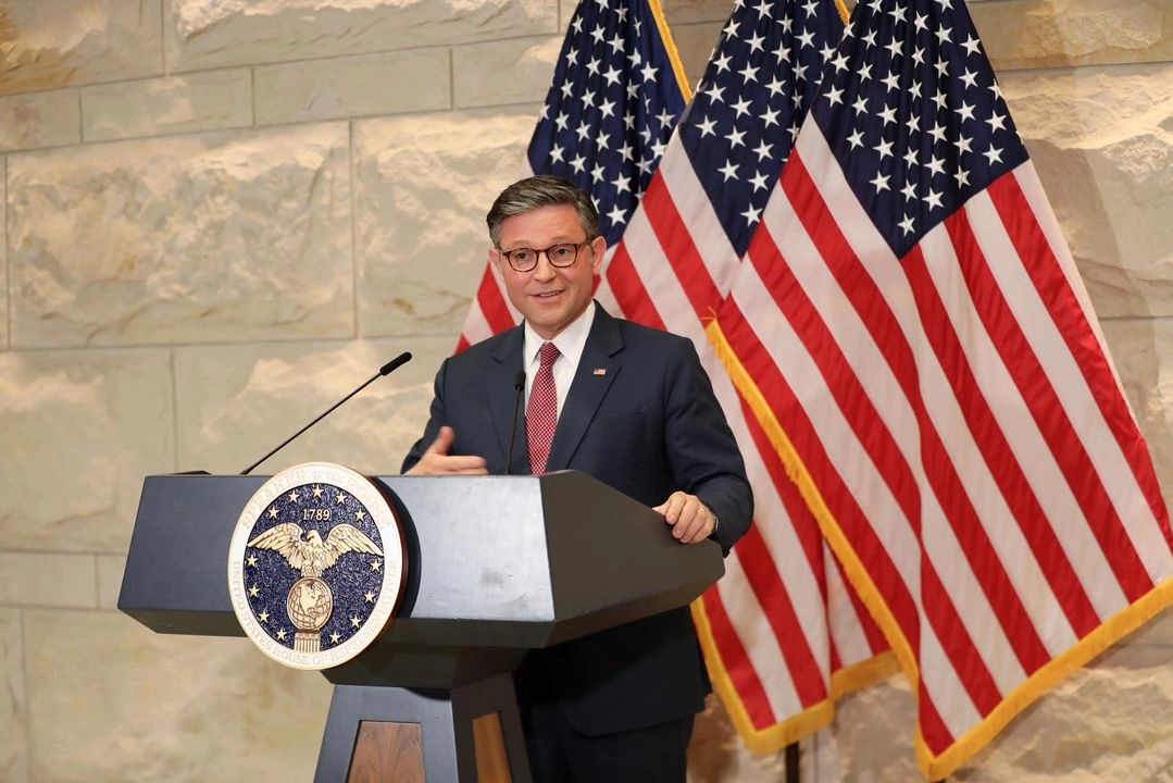 Mike Johnson, presidente de la Cámara de Representantes de EU. Foto 