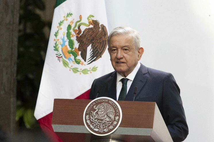 El presidente Andrés Manuel López Obrador durante su Segundo Informe de Gobierno desde Palacio Nacional, el 1 de septiembre de 2020. Foto Presidencia