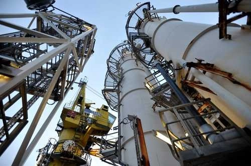 Plataforma petrolera BP ETAP, en el Mar del Norte, cerca de Aberdeen, Escocia. Foto Afp / Archivo
