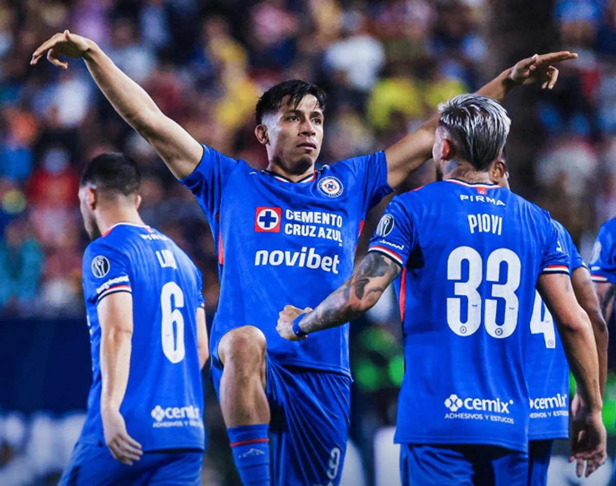 Los celestes, que en días recientes fueron eliminados de la fase de grupos de la Leagues Cup, después de una goleada 7-0 ante el equipo estadunidense, se sacaron la espina. Foto 