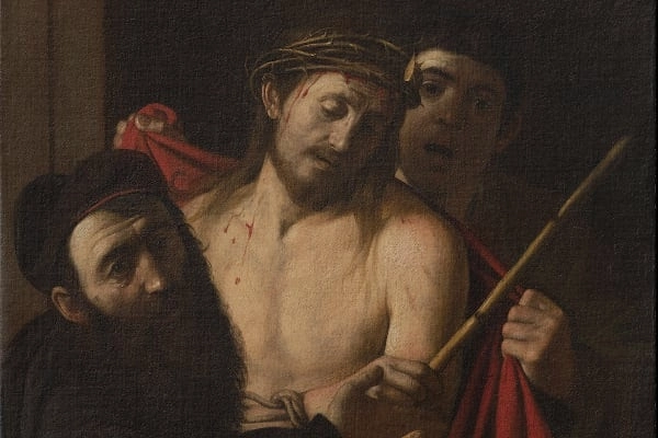 La obra titulada "Ecce Homo", que muestra a Cristo con la corona de espinas, es apenas uno de los sesenta cuadros en el mundo atribuidos al maestro italiano especializado en claroscuros (1571-1610). Foto Europa Press