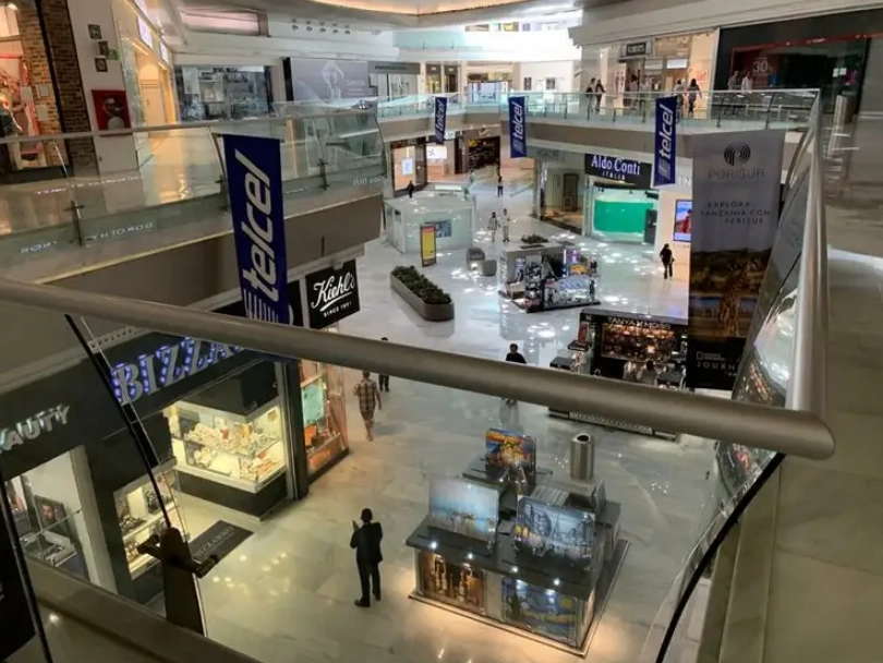 Un centro comercial en la Ciudad de México.