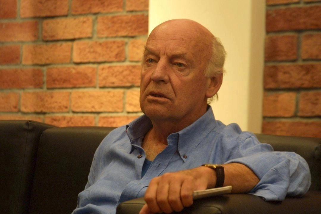 El escritor uruguayo Eduardo Galeano durante una visita a este diario en el año 2009. Foto