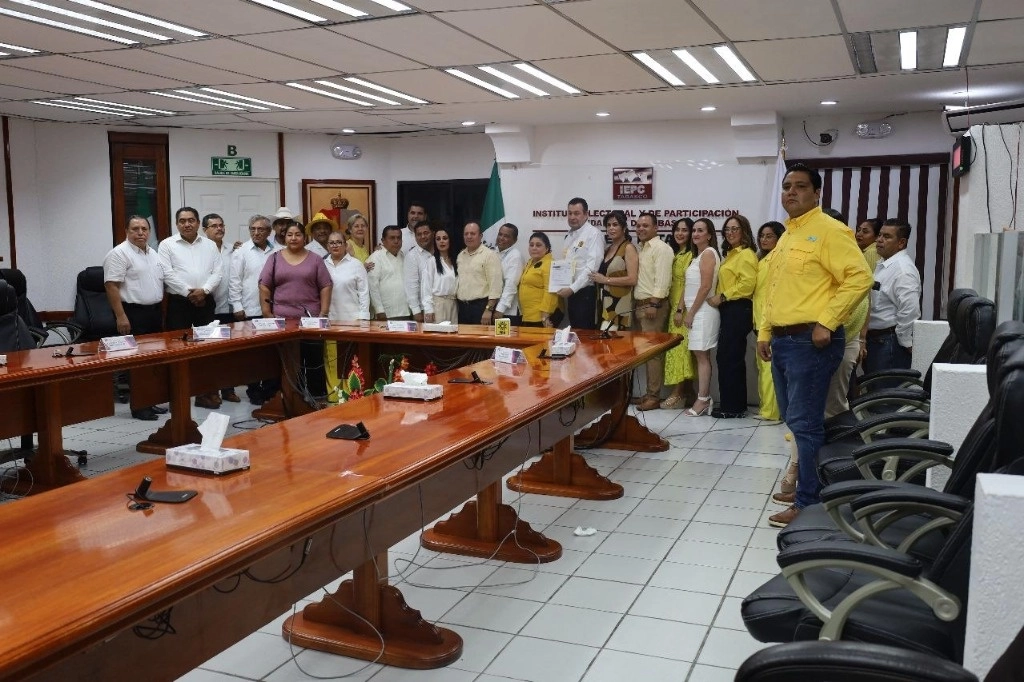 Esta semana el nstituto Electoral y de Participación Ciudadana de Tabasco realizó el registro de varias candidaturas. Foto @IEPCTabasco
