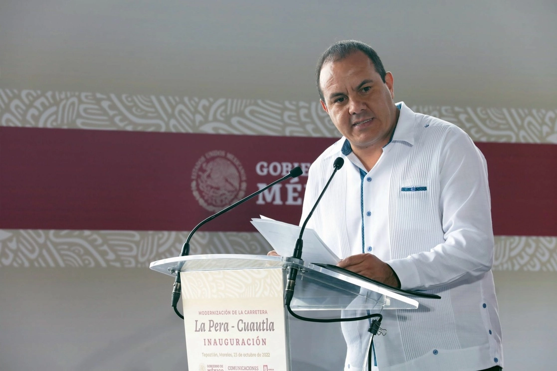 El gobernador Cuauhtémoc Blanco Bravo. Foto Cuartoscuro / Archivo 