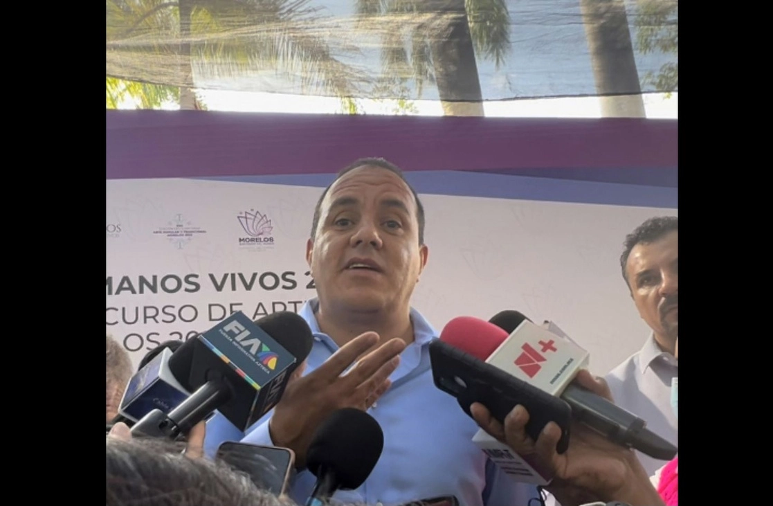 El gobernador de Morelos, Cuauhtémoc Blanco, el 14 de noviembre de 2022. Foto Rubicela Morelos
