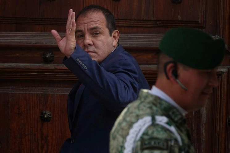 El gobernador de Morelos, Cuauhtémoc Blanco, se bajó de la contienda por la candidatura morenista en CDMX. Foto Cuartoscuro / Archivo