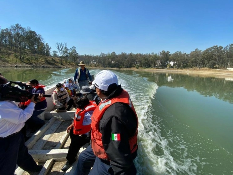 Recorrido por el Lago de Guadalupe, en Cuautitlán Izcalli. Foto @Operagua2019