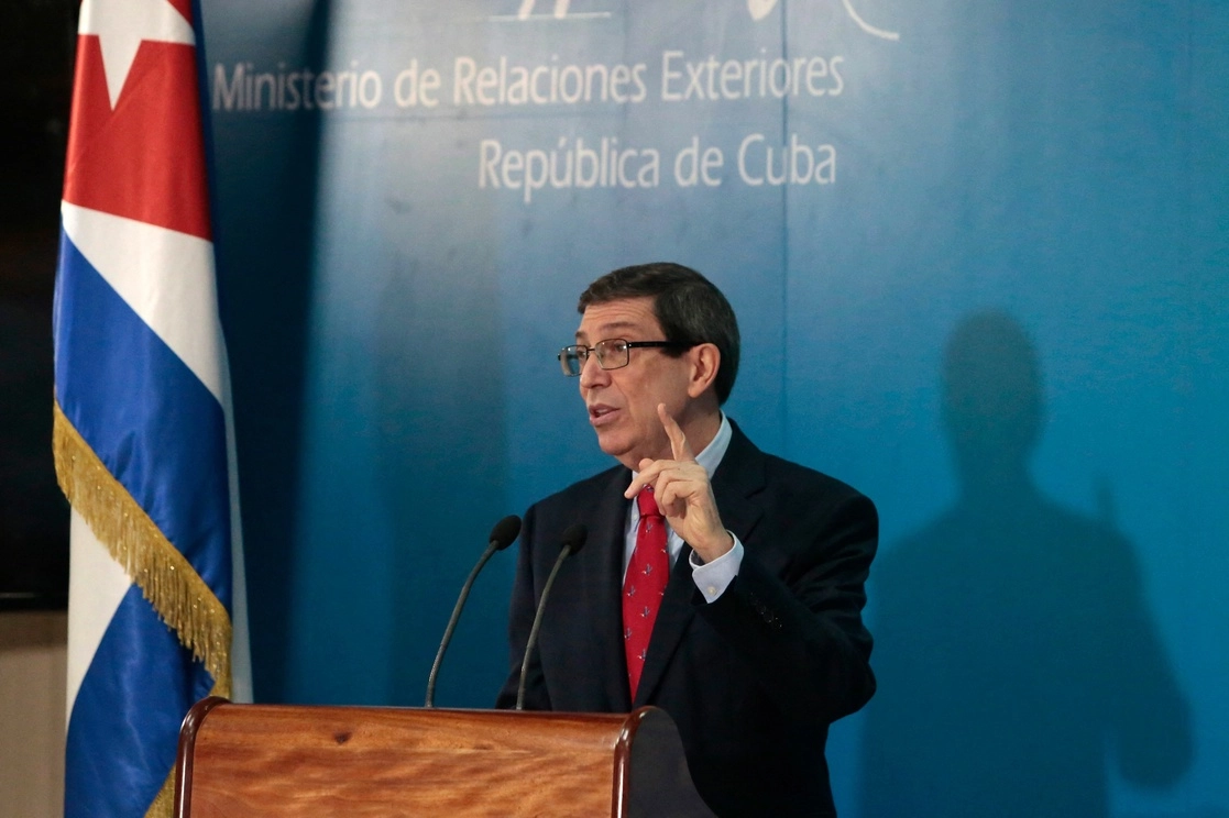 La exclusión de Cuba de la Cumbre de las Américas constituiría un “grave retroceso histórico”, expresó el canciller de isla, Bruno Rodríguez, el 25 de abril de 2022. Foto Afp 