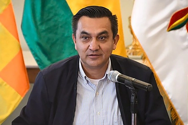 El canciller boliviano, Yerko Núñez, anunció antier la ruptura de relaciones de su gobierno con Cuba. Foto Afp 