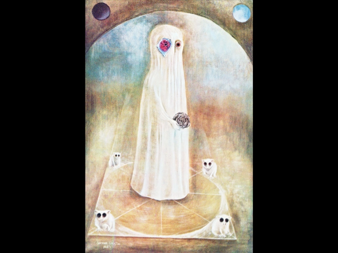 La visión de la realidad de Leonora Carrington se trasladó de sus lienzos surrealistas al ámbito literario a través de sus relatos, reunidos por el FCE en ‘Cuentos completos’. En la imagen ‘El ancestro/The ancestor’ (1968). Imagen cortesía FCE