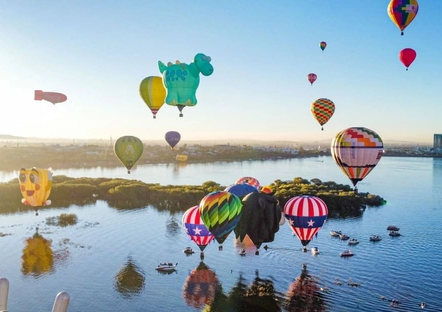 Hoy finaliza el Festival Internacional de Globo de Guanajuato. Foto tomada del Twitter de @FIGLeon
