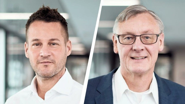 Andreas Gorbach y Christian Mohrdieck serán los nuevos directores ejecutivos de la nueva compañía, Truck Fuel Cell GmbH & Co. KG. Foto cortesía Daimler.