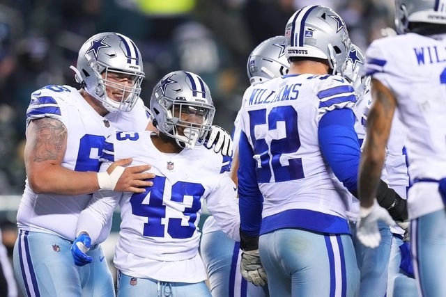 Dallas mantiene vivas sus esperanzas de ser segundos preclasificados de la Conferencia Nacional de la NFL. Foto Afp