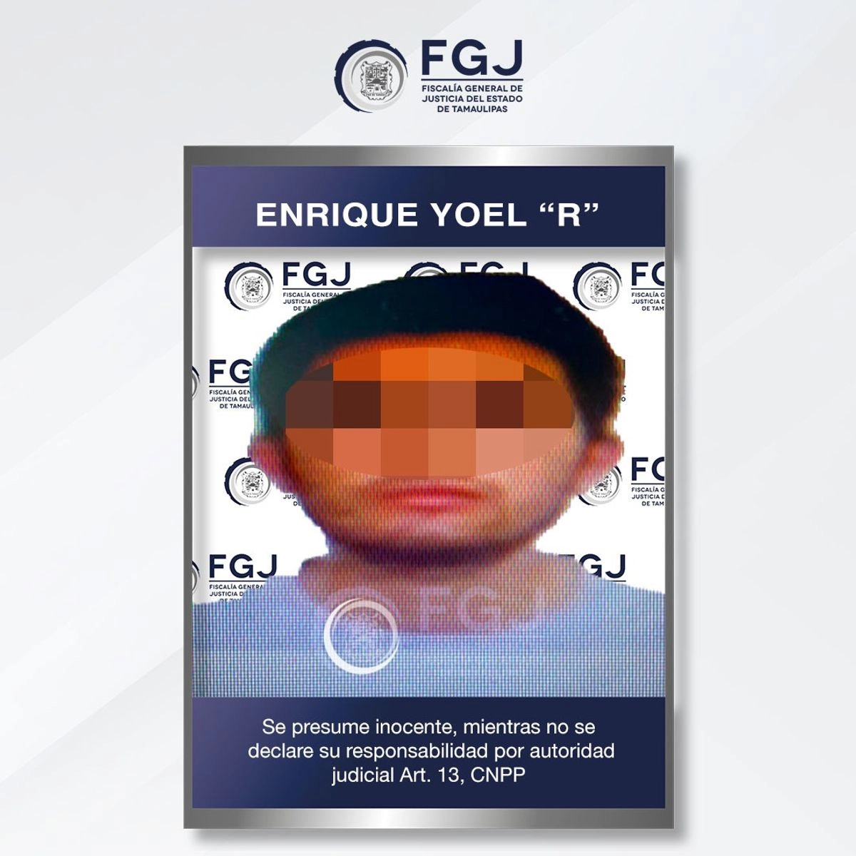 Yoel 'R' cumplirá su sentencia en el Centro de Ejecuciones de Sanciones de la Ciudad Fronteriza de Matamoros, donde también se realizó el proceso penal. Foto