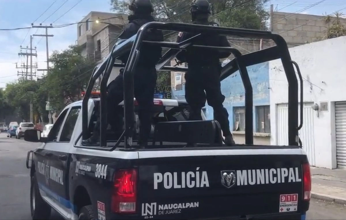 Elementos de la Policía Municial de Naucalpan en imagen de archivo. Foto tomada de 