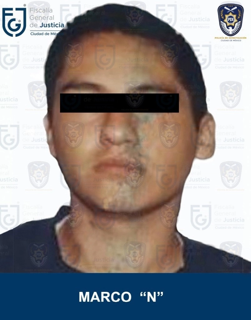 A 10 años de distancia, un juez penal dictó sentencia, por reposición de procedimiento, de 40 años tres meses de prisión a Marco N, por los delitos de homicidio calificado y robo agravado registrados en la colonia Tacuba, en Miguel Hidalgo. Foto Fiscalía CDMX.