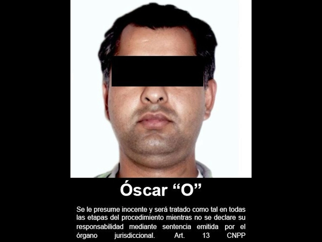 Óscar Ortiz González, integrante de la banda de secuestradores conocida como 'Los Rojos',  fue sentenciado a 49 años de prisión por delincuencia organizada y privación ilegal de la libertad. Imagen cortesía de la FGR