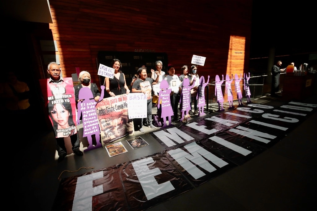 Protesta para exigir justicia por los feminicidios en México. Foto Luis Castillo/ archivo