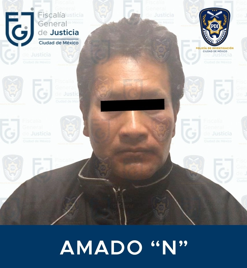 Un Tribunal de Enjuiciamiento sentenció a 70 años de prisión a Amado N, por el delito de feminicidio en agravio de su esposa e hija, ocurridos en marzo de 2021. Imagen cortesía de la FGJ-CDMX