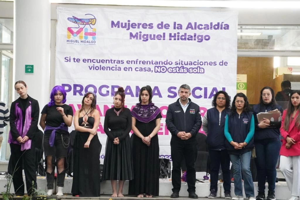 Un total de 67 mujeres fueron beneficiadas con el programa “Avanza Contra la Violencia”, en la alcaldía Miguel Hidalgo, el 14 de noviembre de 2022. Foto cortesía Alcaldía Miguel Hidalgo