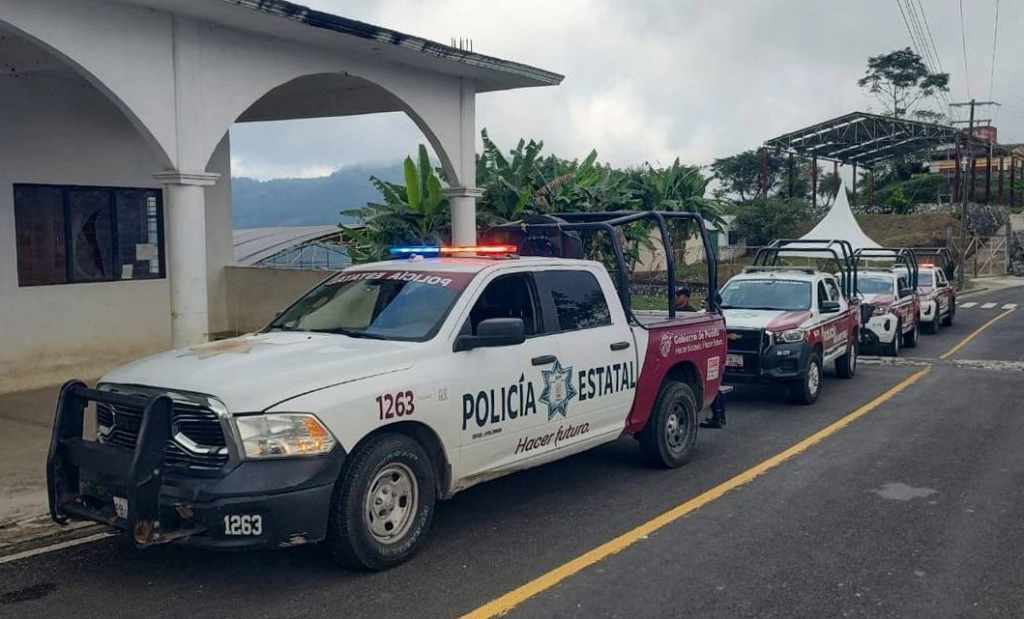 Patrullas de la Policía Estatal de Puebla. Imagen tomada de https://www.facebook.com/SSPGobPue