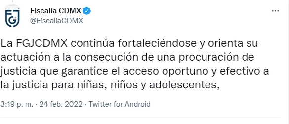 La Fiscalía de la CDMX investiga el caso del menor que ingresó un arma de fuego a una secundaria en  Iztapalapa. Foto @FiscaliaCDMX