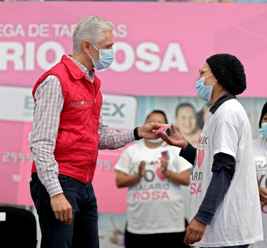 El gobernador del Estado de México, Alfredo del Mazo (izq). Foto ‘La Jornada’

