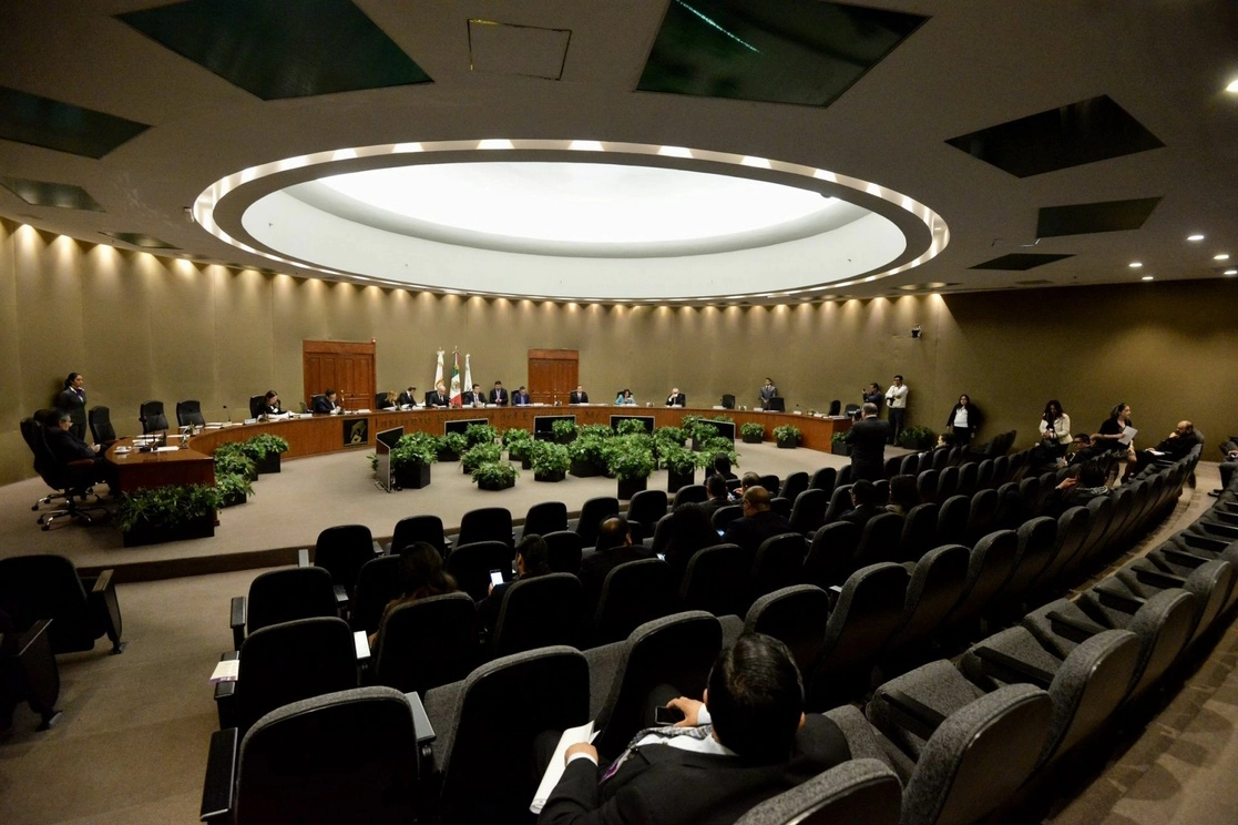 En imagen de archivo, sala de sesiones del IEEM. Foto Cuartoscuro