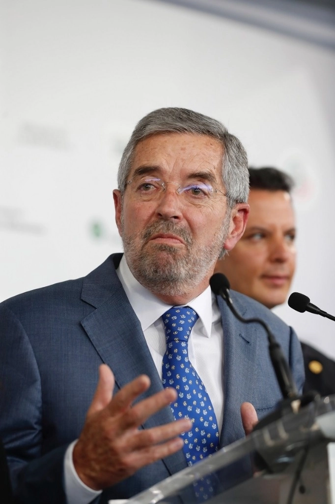 Juan Ramón de la Fuente, titular de la SRE, en Sesión Plenaria en la Cámara de Senadores, el 9 de octubre de 2024. Foto Germán Canseco