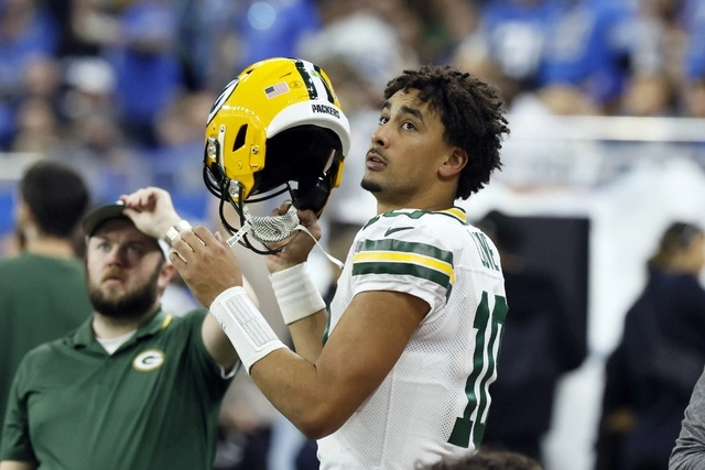 Las jugadas de Jordan Love marcaron el rumbo del partido y el triunfo de Green Bay contra los Leones de Detroit. Foto Ap 
