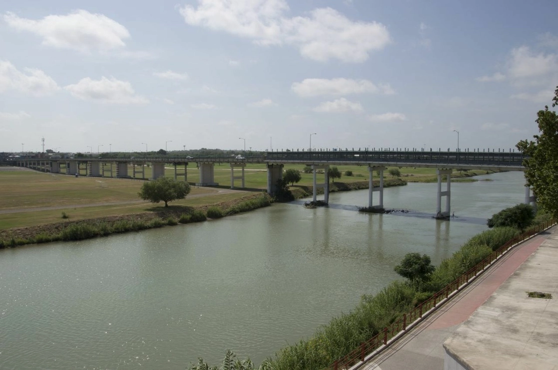 Orilla del río Bravo, en Ciudad Juárez, Chihuahua. Foto Cuartoscuro / Archivo
