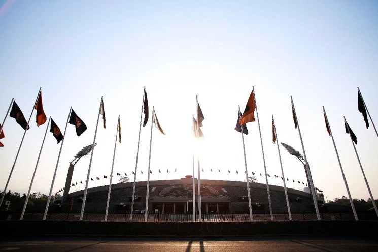 El Estadio Olímpico Universitario durante el periodo de suspensión del Torneo Clausura 2020. Foto Jam Media