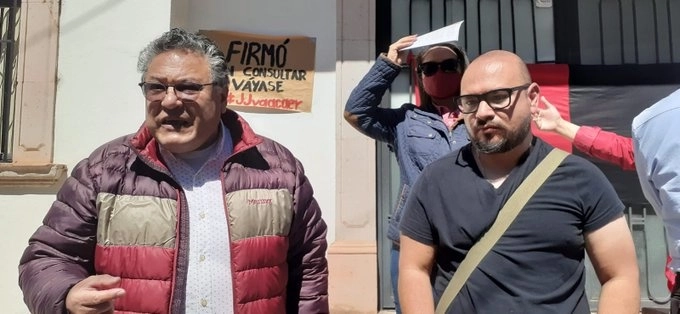 Los agremiados señalan que no permitirán acuerdos unilaterales. Foto La Jornada Zacatecas