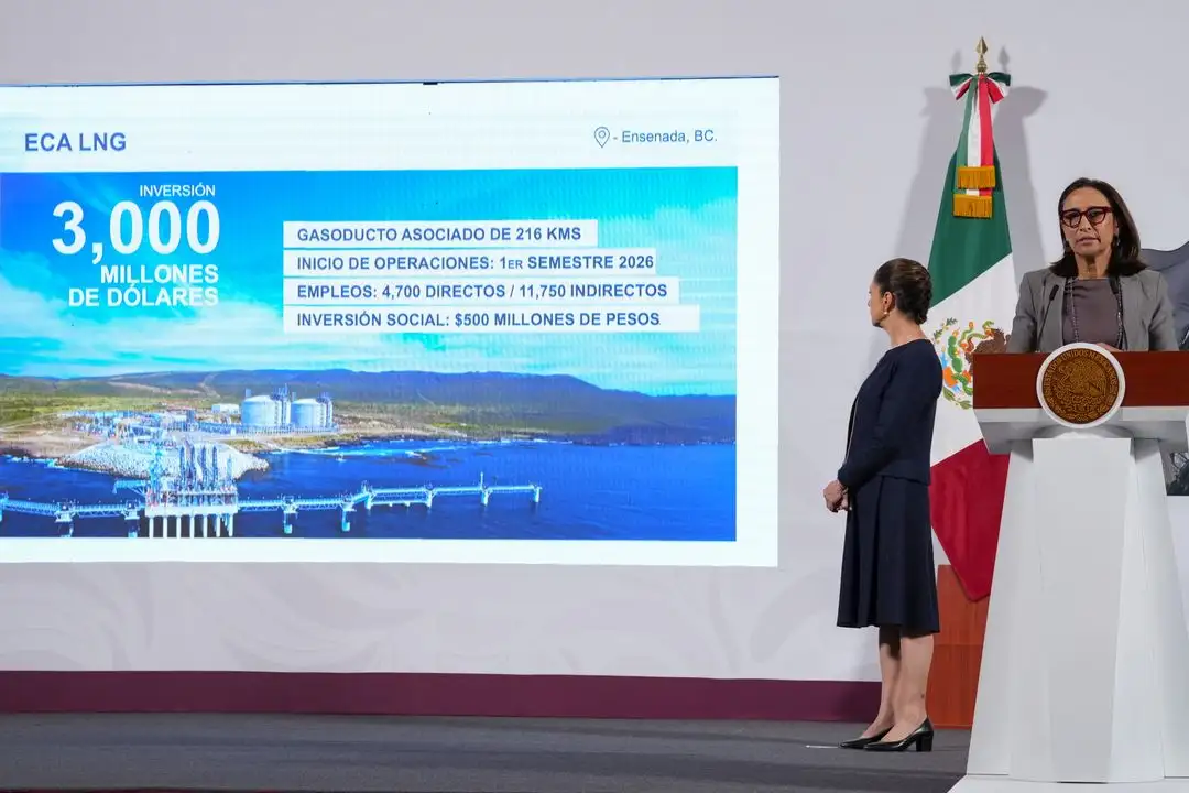 Tania Ortiz Mena, presidenta de Sempra Infraestructura en América Latina, anunció que la empresa actualmente desarrolla dos proyectos clave en Baja California, con una inversión de 3 mil 550 millones de dólares.