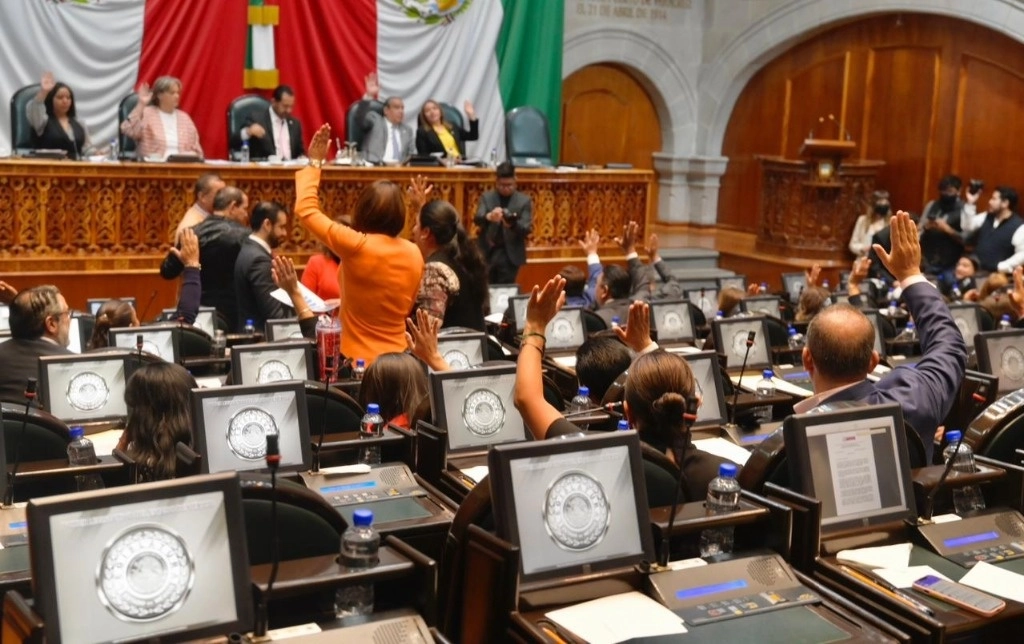 Sesión del Congreso mexiquense. Foto @Legismex