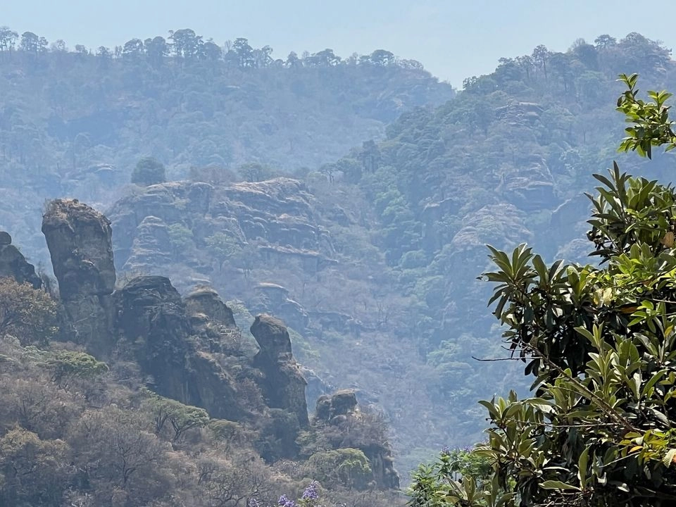 El cerro del Tepozteco en Tepoztlán, Morelos.