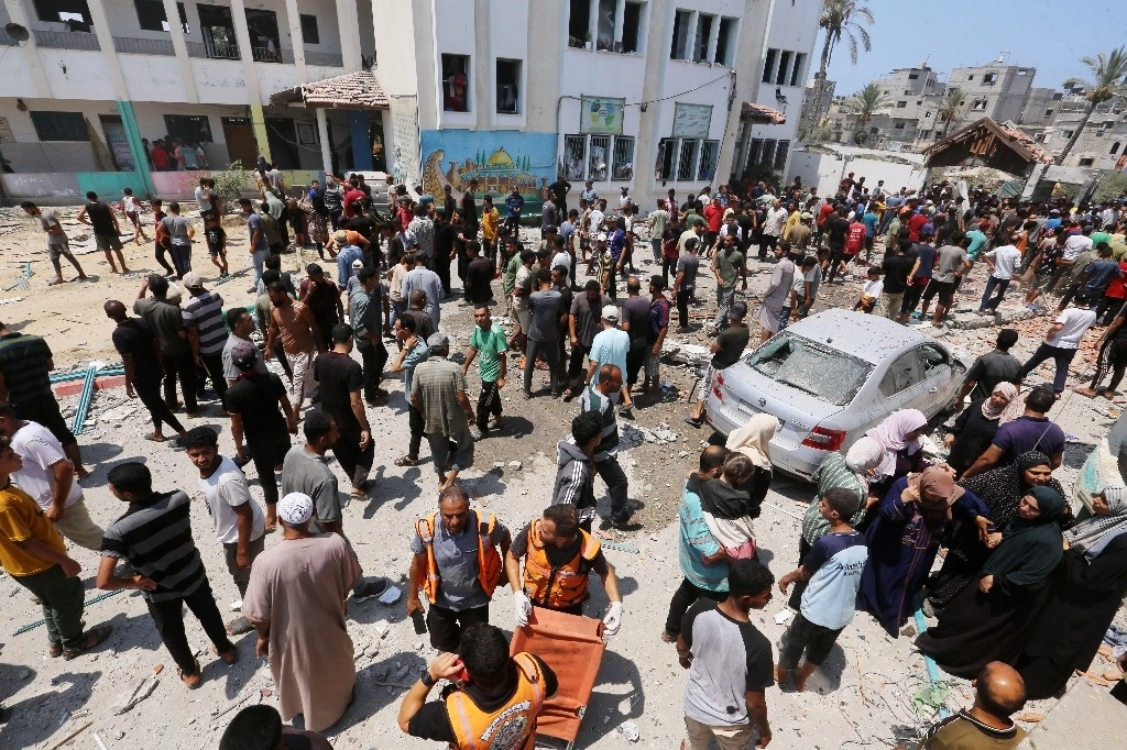 Las autoridades sanitarias gazatíes afirmaron que el actual programa vigente que cuenta con la colaboración de organizaciones internacionales "no será suficiente a menos que haya una intervención inmediata". Foto Xinhua