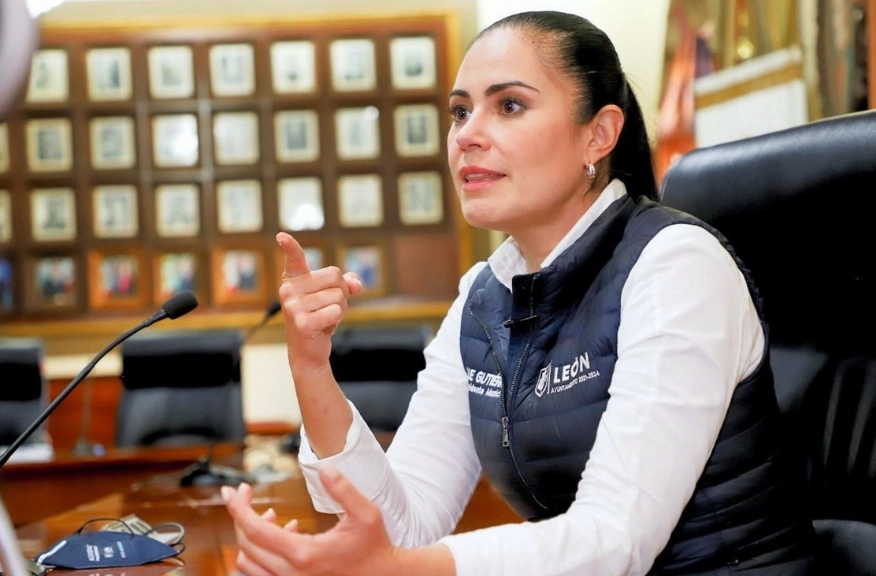 La presidenta panista de León, Alejandra Gutiérrez Campos. Foto X @AleGutierrez_mx