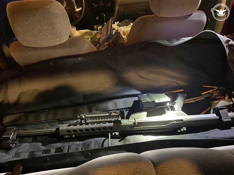 Imagen de algunas de las armas decomisadas. Foto @GN_MEXICO_