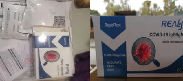 La Secretaría de Marina (Semar) y Aduanas decomisaron en el aeropuerto capitalino 44 mil kits de pruebas para detectar Covid-19 que no habían cumplido con los requisitos sanitarios para su importación. Foto cortesía Semar 