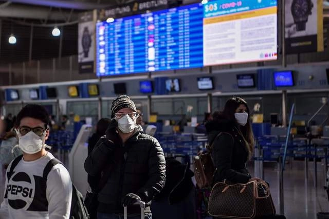 En el aeropuerto internacional de Atenas, Grecia. Foto Afp
