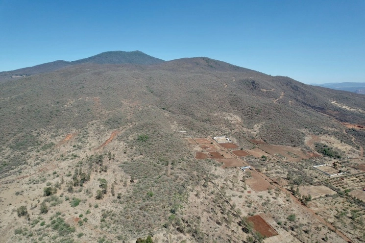 Se decretó que tres mil 500 hectáreas del Cerro del Águila, en Morelia, Michoacán, sean zona natural protegida, el 11 de mayo de 2023. Foto tomada de Twitter @ARBedolla