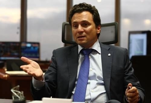 Emilio Lozoya Austin, el 9 de septiembre de 2013, cuando dirigía Pemex. Foto María Meléndrez Parada
