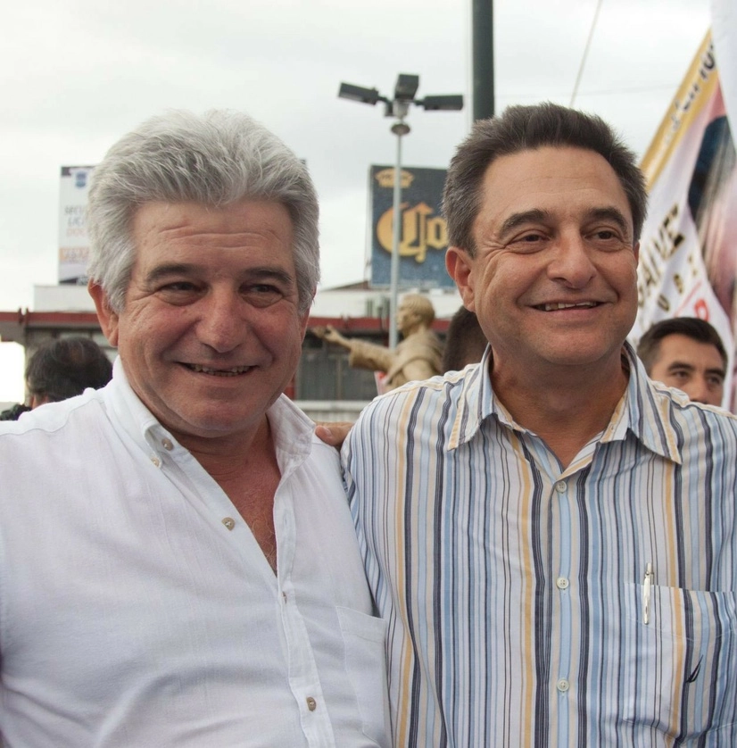 Los hermanos del Presidente, José Ramiro y Pío López Obrador en imagen de archivo. Foto Cuartoscuro