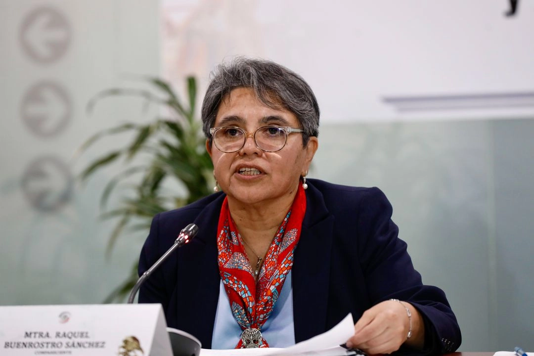 “Se pueden hacer obras en menor tiempo, con más integración y verificación de todos los que participan y una mayor transparencia”, destacó Raquel Buenrostro, titular de la Secretaría Anticorrupción y Buen Gobierno. La imagen, del 27 de noviembre de 2024. Foto 
