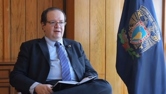 Leonardo Lomelí Vanegas, secretario general de la UNAM en imagen de archivo. Fotograma tomado de video emitido por Gaceta UNAM 